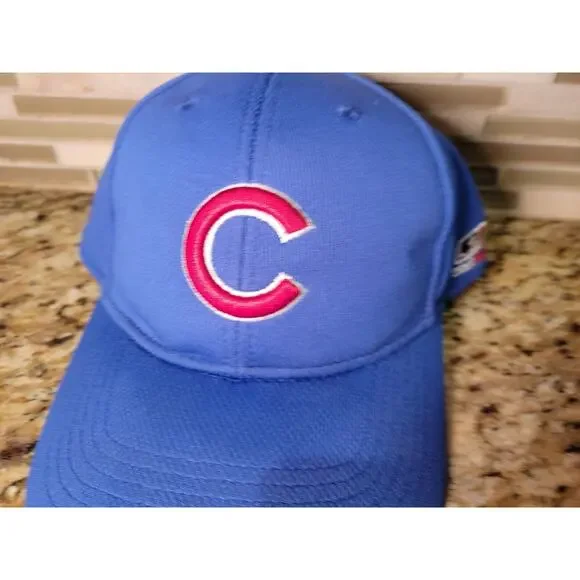 CHICAGO CUBS Hat Strapback Cap Royal Blue MLB Baseball OC Sports Adjustable - Picture 2 of 9